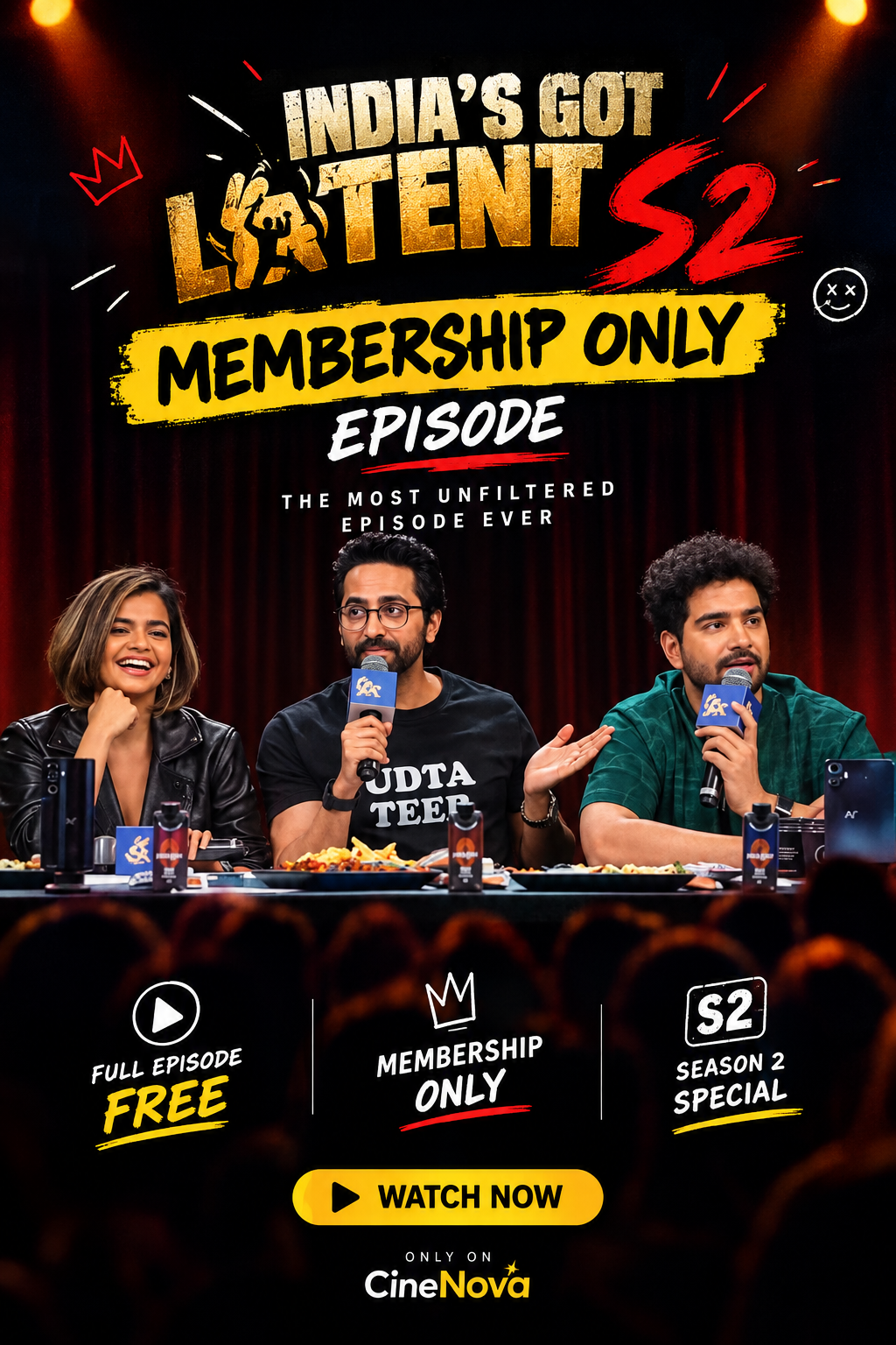 India's got latent S2 poster